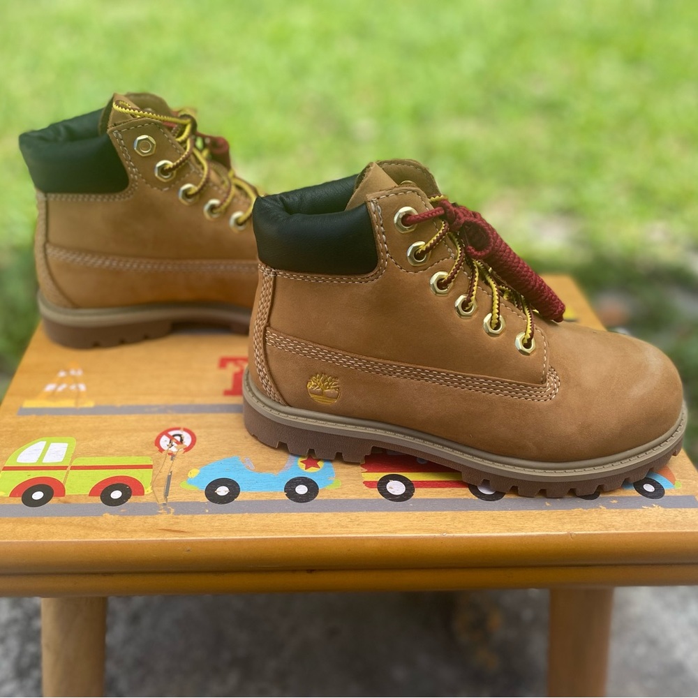 Timberland premium 6 inch waterproof boot in wheat unbuckle (color)